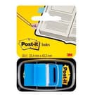 3M Post-it Index Flags 25.4 x 43.2mm (Pack of 50) - Blue thumbnail 2