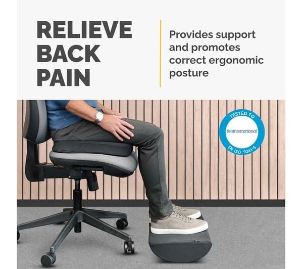Fellowes Breyta Foot Rest Cushion - Black (100119851) - Image 3
