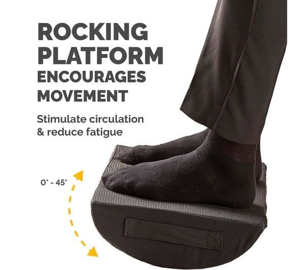 Fellowes Breyta Foot Rest Cushion - Black (100119851) - Image 4