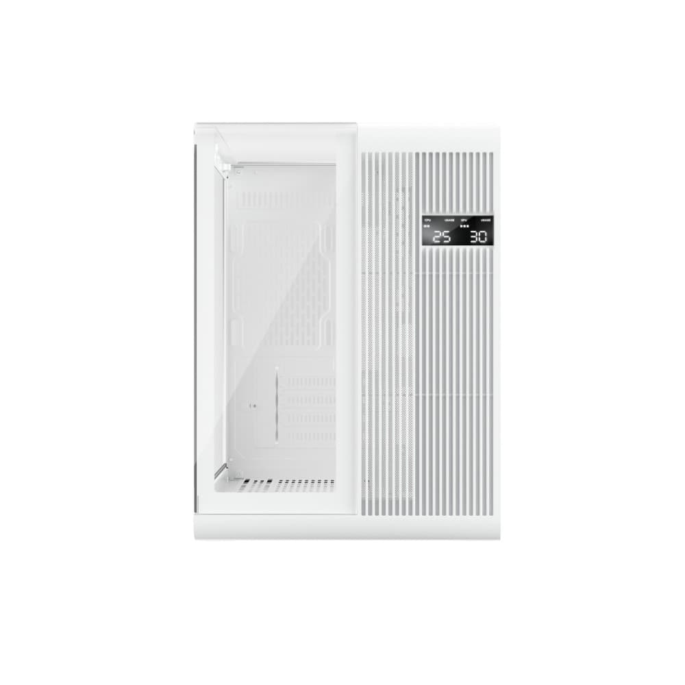 1st Player RT5 WH Tempared Glass Micro Tower Gaming PC Case - White - Image 3