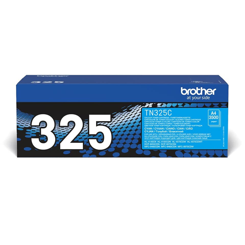 Brother TN-325 Original High Yield Toner Cartridge - Cyan - Image 1
