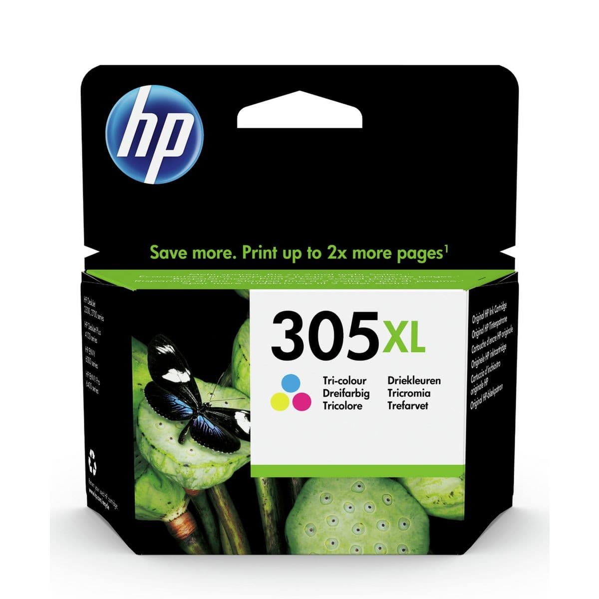HP 305XL High Yield Original Ink Cartridge - Tri-colour