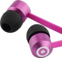 KitSound Ribbons Wired Earphones with Microphone and Pole Adapter - Pink thumbnail 1