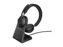 Jabra Evolve2 65 Stereo Wireless Headset - Black - UC - USB-C - With Charging Stand thumbnail 2