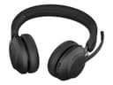 Jabra Evolve2 65 Stereo Wireless Headset - Black - UC - USB-C - With Charging Stand thumbnail 3