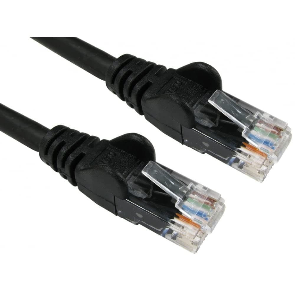 CablesDirect 1.5m Economy Gigabit Networking Cable - Black - Image 1