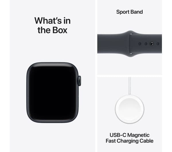 Apple Watch SE 3 GPS + Cellular 44mm Midnight Aluminium Case with Midnight Sport Band - M/L - Image 9