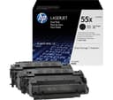 HP 55X - 2-pack - High Yield - black - original - LaserJet - toner cartridge (CE255XD) thumbnail 10