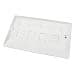 NewLink 2-Gang 4-Way Cat6 RJ45 Faceplate with Four 50 x 25 Modules, UK Specification - White thumbnail 3