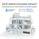 ASUS ZenWiFi BD4 Outdoor BE3600 Dual-band WiFi 7 AiMesh Router, IP65 - White thumbnail 4