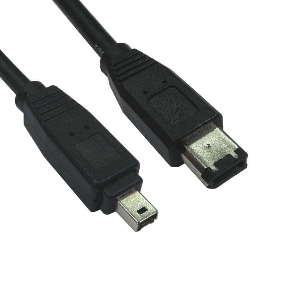 Cables Direct 3m FireWire 400 (IEEE 1394) 6-Pin Male to 4-Pin Male Cable - Image 1