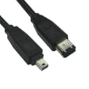 Cables Direct 3m FireWire 400 (IEEE 1394) 6-Pin Male to 4-Pin Male Cable thumbnail 1