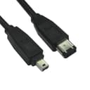 Cables Direct 3m FireWire 400 (IEEE 1394) 6-Pin Male to 4-Pin Male Cable thumbnail 2