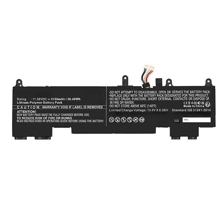 CoreParts MBXHP-BA0322 Replacement Battery for HP EliteBook 830 G9 (WP03XL), 11.58V 3150mAh Li-ion, 36.48Wh - Image 1