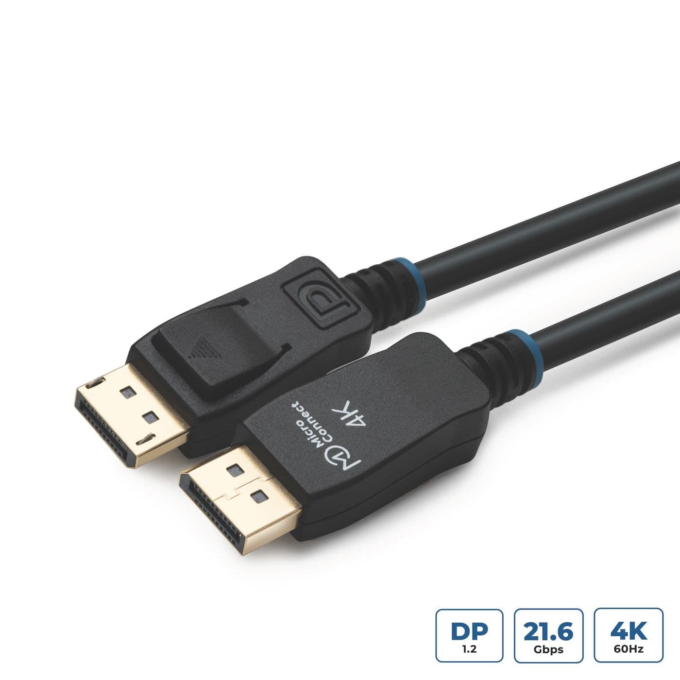 Microconnect 4K DisplayPort 1.2 Cable, Black - 3m