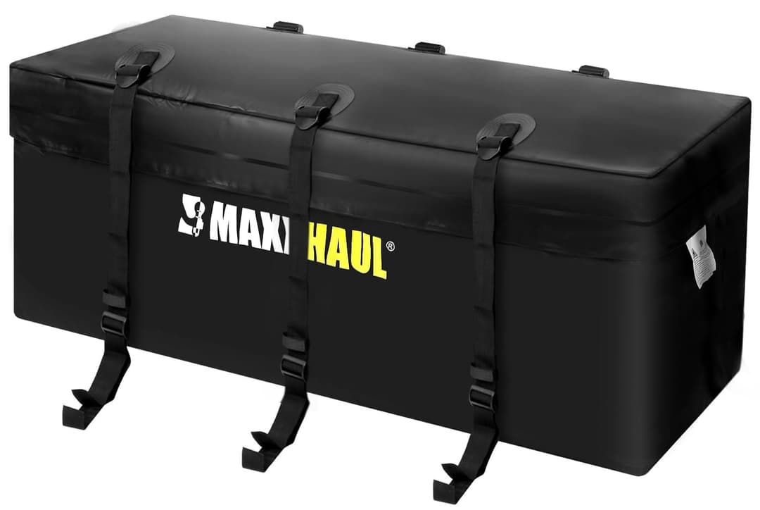 MAXXHAUL 70209 Soft Shell Cargo Carrier Bag for Hitch Mount Cargo Rack - Black - Image 1