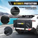 MAXXHAUL 70209 Soft Shell Cargo Carrier Bag for Hitch Mount Cargo Rack - Black thumbnail 6