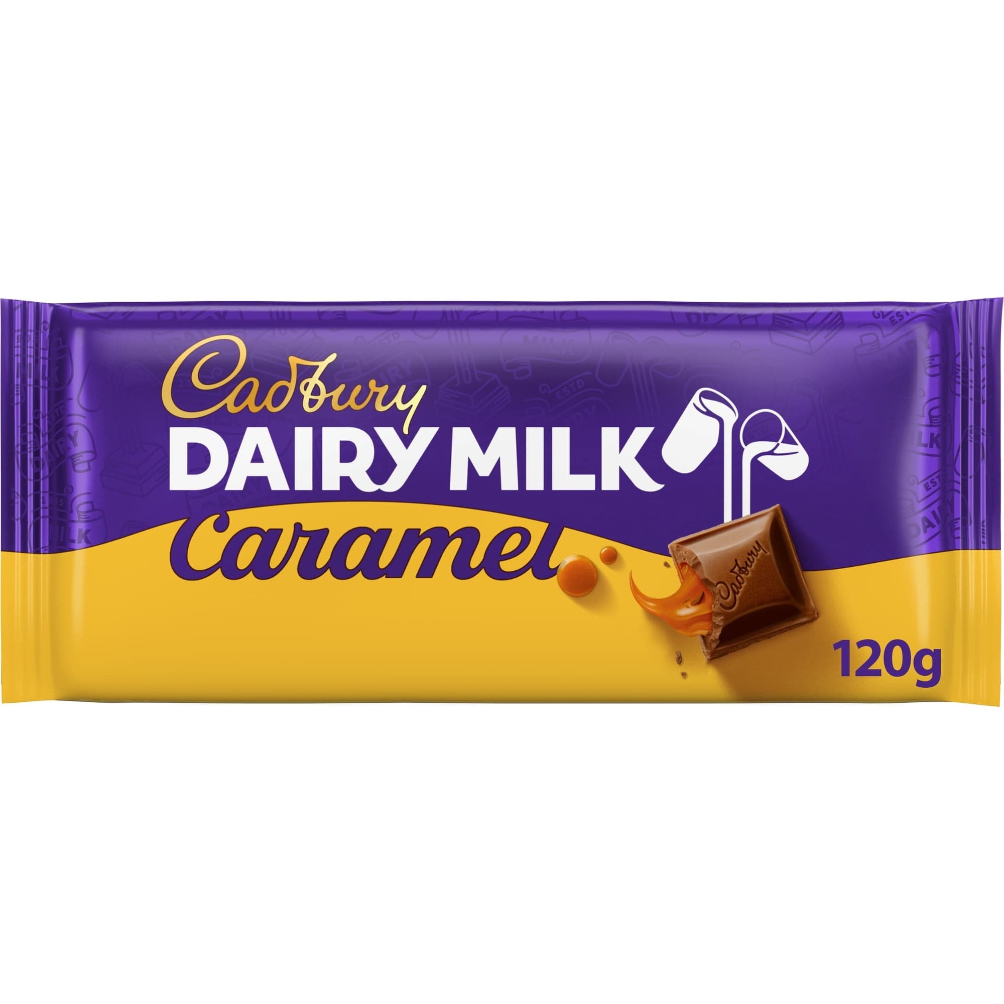 Cadbury Dairy Milk Caramel Chocolate Bar 120g