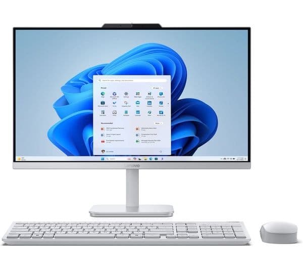LENOVO A100 23.8" All-in-One PC - Intel® N100, 512 GB SSD, Grey