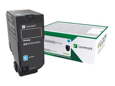 Lexmark - cyan - original - toner cartridge - LCCP - Image 1