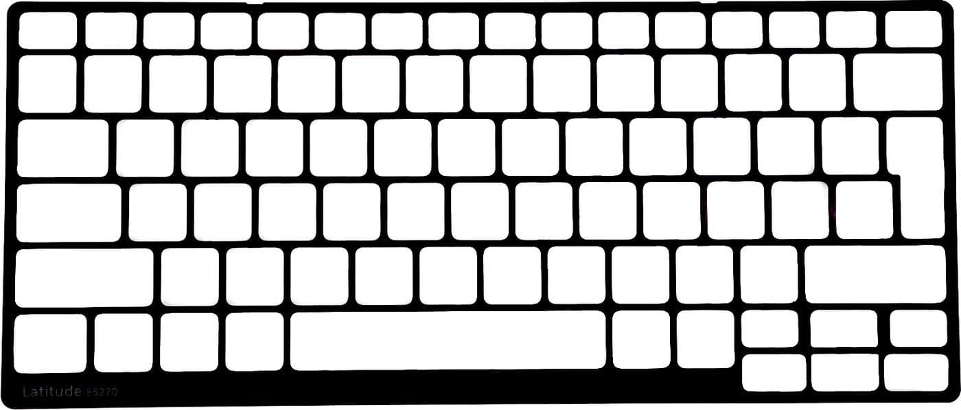 Dell Keyboard Shroud (Lattice) for Latitude E5270, EU Layout
