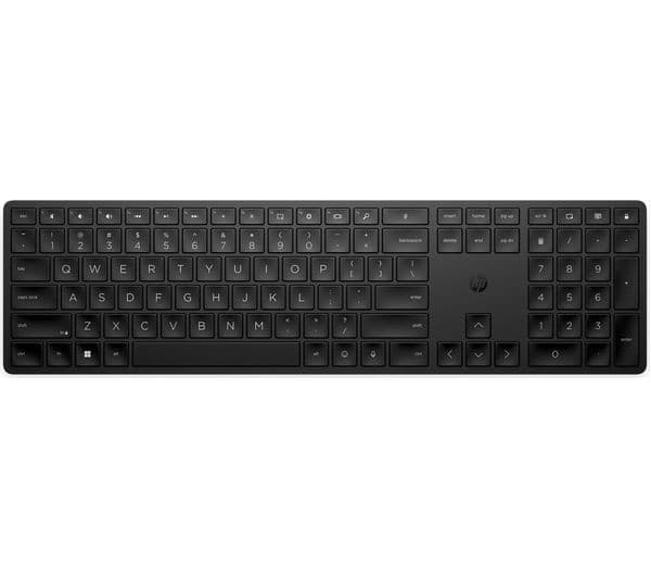 HP 450 Programmable Wireless Keyboard - Black, UK (4R184AA#ABU)