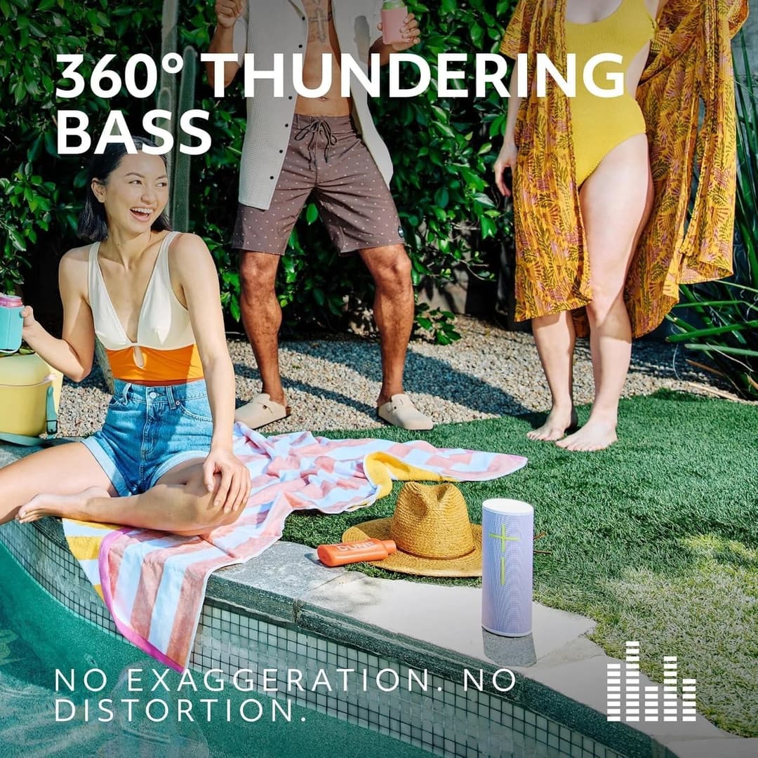 Ultimate Ears MEGABOOM 4 Portable Waterproof Bluetooth Speaker - Enchanting Lilac - Image 2
