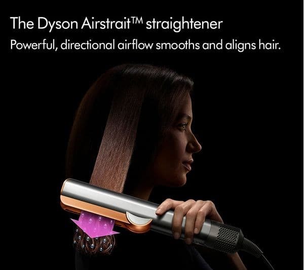 Dyson Airstrait Hair Straightener - Nickel & Copper - Image 2