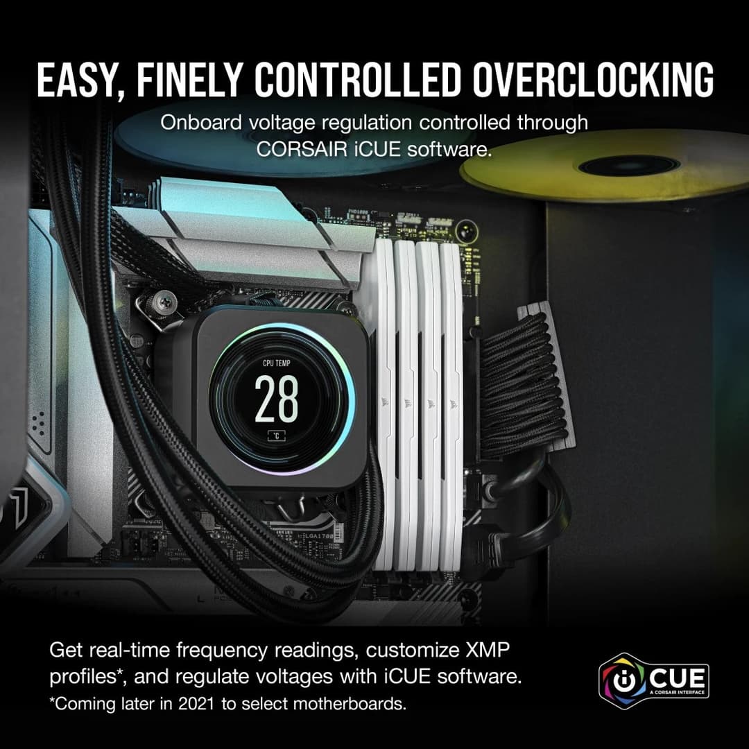 Corsair Vengeance 48GB (2 x 24GB) DDR5 6000MHz CL30 Memory Kit - White (CMK48GX5M2B6000C30W) - Image 4