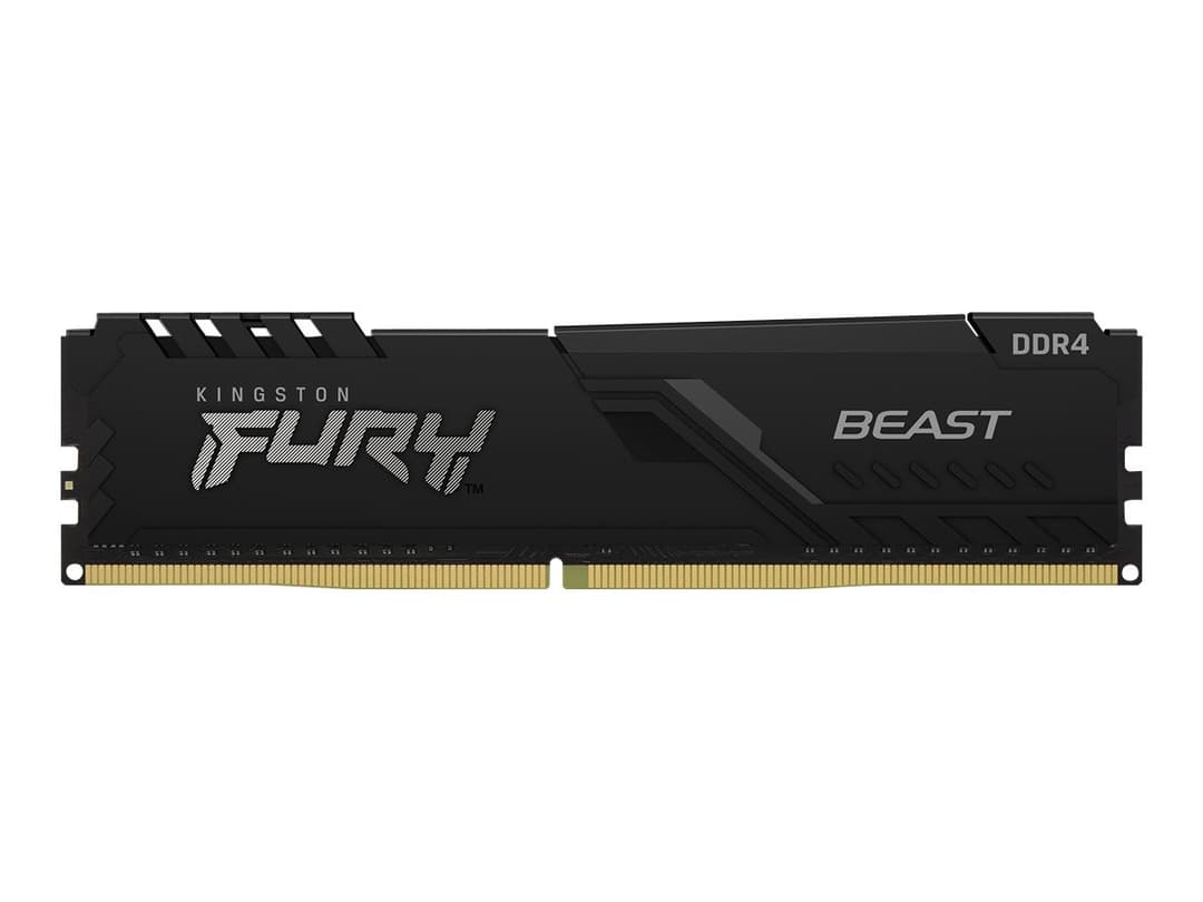 Kingston FURY Beast - DDR4 - kit - 32 GB: 2 x 16 GB - DIMM 288-pin / PC4-28800 - unbuffered - Image 1