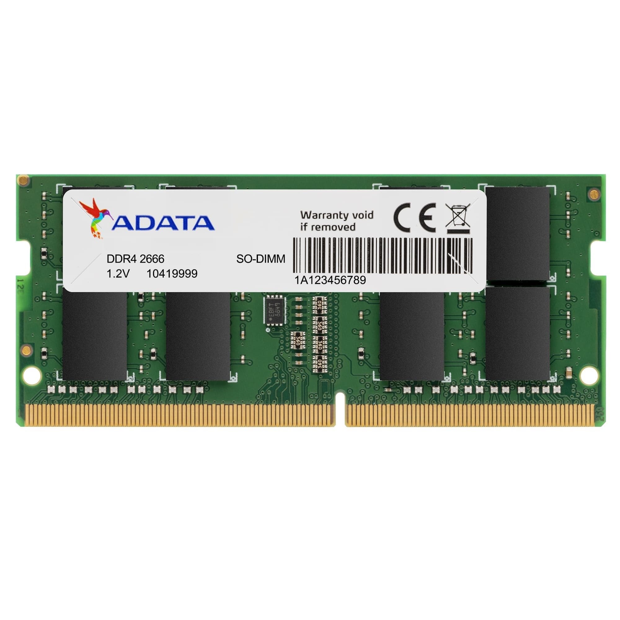 ADATA Premier AD4S26664G19-SGN memory module 4 GB 1 x 4 GB DDR4 2666 MHz CL19 SO-DIMM