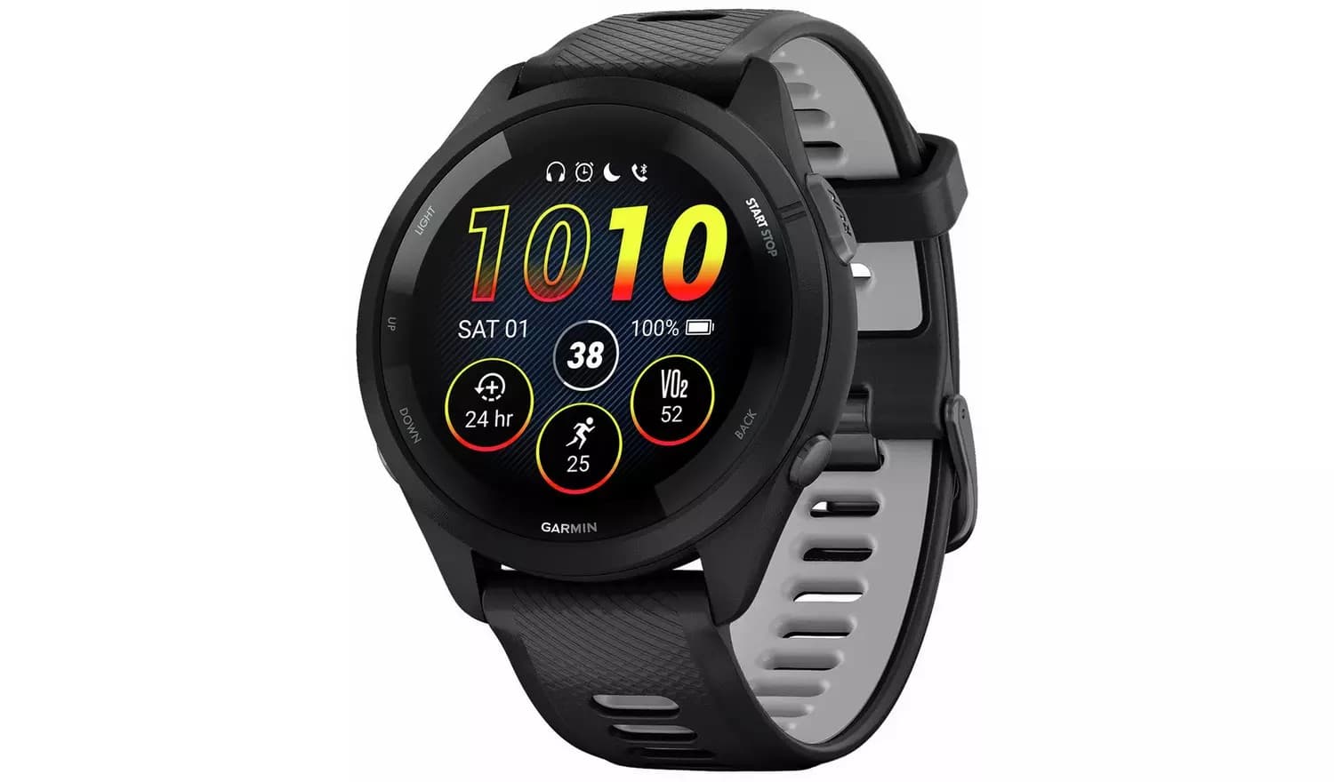 Garmin Forerunner 265 (46mm) GPS Running Smartwatch - Black