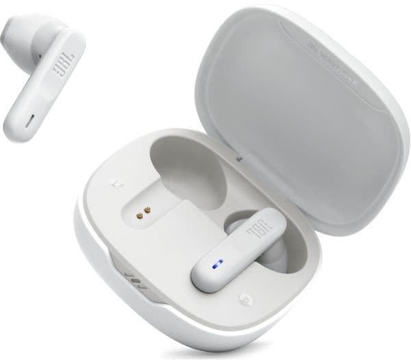 JBL Wave Flex Wireless Bluetooth Earbuds - White - Image 4