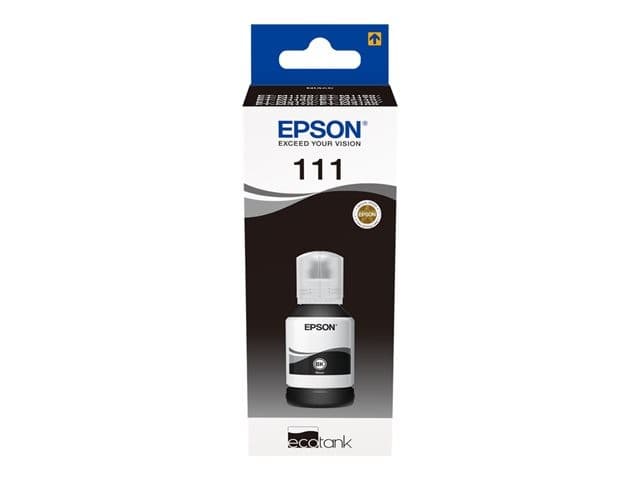 Epson 111 EcoTank Pigment Black Ink Bottle - 120 ml - XL - original ink refill