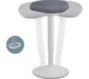 LEITZ Ergo Active Standing Stool with Comfort Seat - Grey thumbnail 2