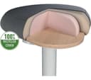 LEITZ Ergo Active Standing Stool with Comfort Seat - Grey thumbnail 3