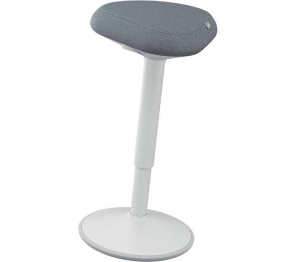 LEITZ Ergo Active Standing Stool with Comfort Seat - Grey - Image 8