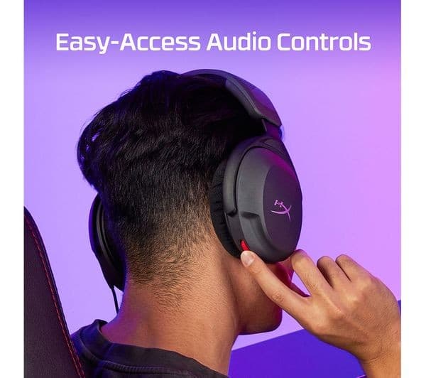 HyperX Cloud Stinger 2 Core Wired Gaming Headset for PC, 3.5mm - Black (683L9AA) - Image 7