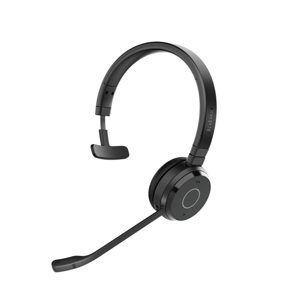 Jabra Evolve 65 TE MS Mono Wireless Bluetooth Headset with Jabra LINK 390 USB-A
