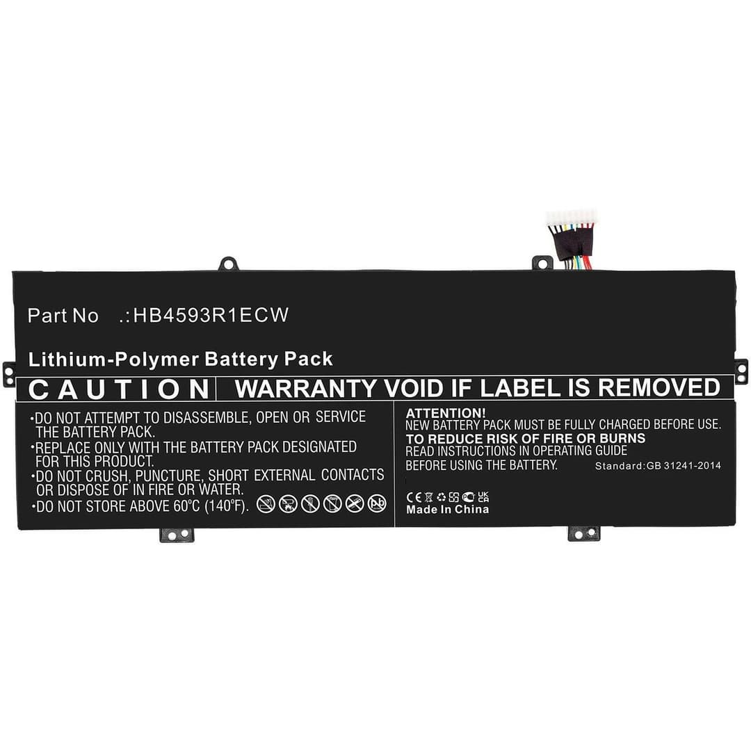 CoreParts MBXLP-BA0011 Replacement Laptop Battery for Huawei MateBook X Pro, 7.6V 6000mAh Li-Polymer, Black - Image 1
