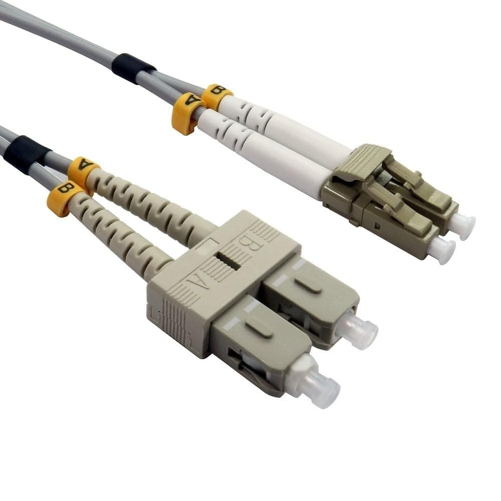 Cables Direct 15m OM1 Fibre Optic Cable, LC - SC (Multi-Mode) - Image 1