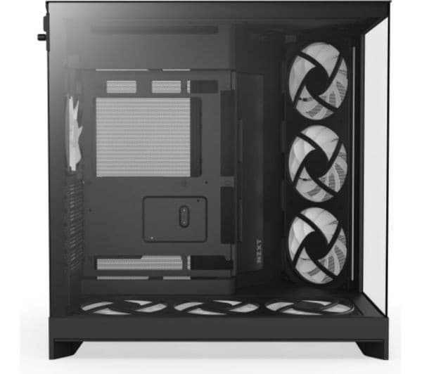 NZXT H9 Flow ATX Mid-Tower PC Case Black - Image 4