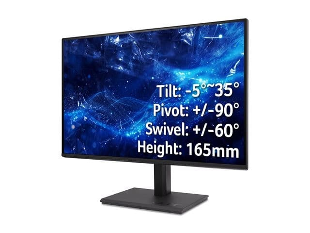Acer Vero B247Y 24" Full HD Monitor Black - Image 3