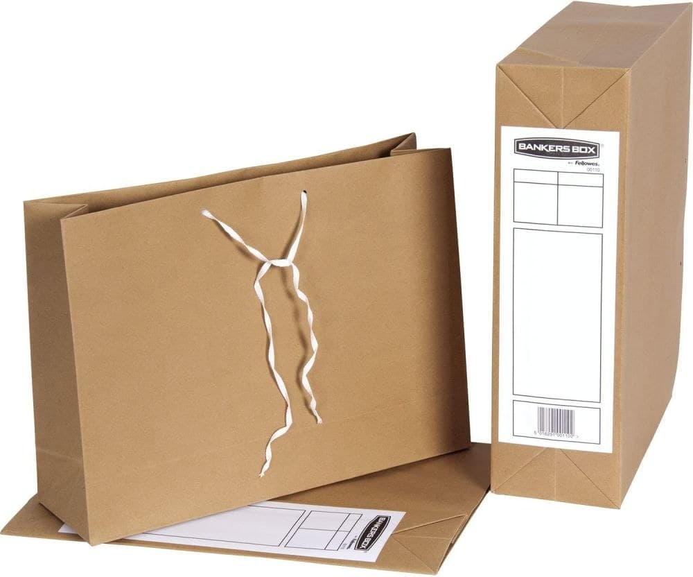 Bankers Box R-Kive Basic Storage Bag Files Foolscap Pack of 25