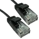 Cables Direct 1m Slim CAT6 U/UTP LSOH Patch Cable (Black) thumbnail 2