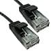 Cables Direct 1m Slim CAT6 U/UTP LSOH Patch Cable (Black) thumbnail 3