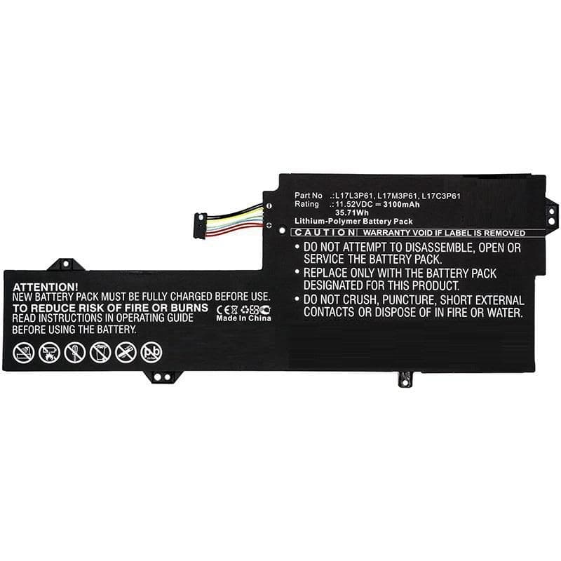 CoreParts Replacement Laptop Battery for Lenovo 7000-13, 11.52V 3100mAh 35.71Wh Li-Pol, Black - Image 1