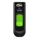 Team Group C141 64GB USB 2.0 Type-A Flash Drive - Black/Green thumbnail 1