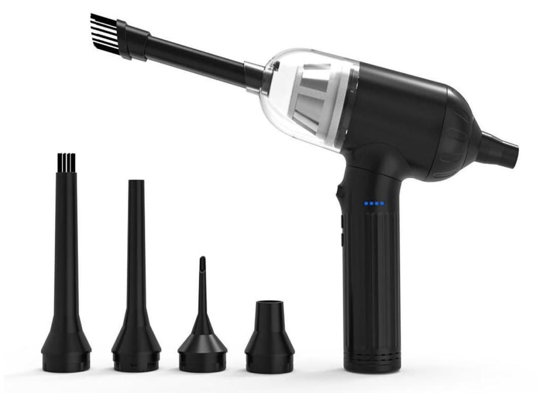 CoreParts MOBX-TOOLS-083 2-in-1 Cordless Air Duster and Vacuum Cleaner — 7500mAh Battery, 3 Speeds, 5 Attachments, USB-C Charging - Image 1