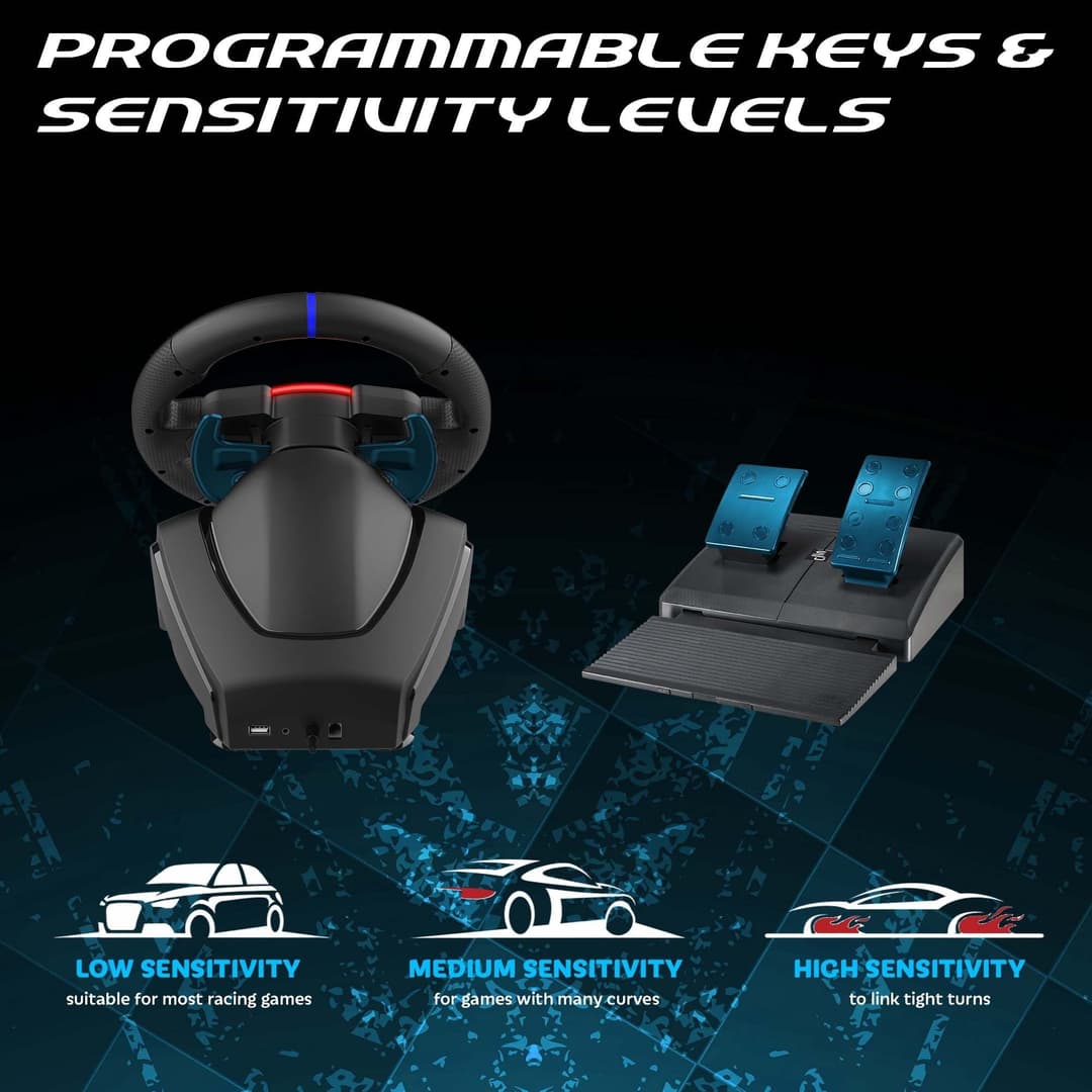 Subsonic Superdrive 270 GT5 Steering Wheel for PS5 & PC - Image 4